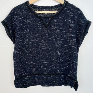 Madewell Night Sky Short Sleeve Sweatshirt Large